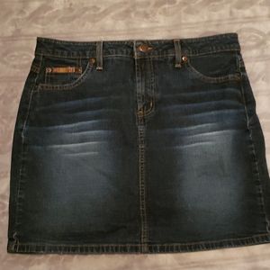 L.e.i. Jean Skirt